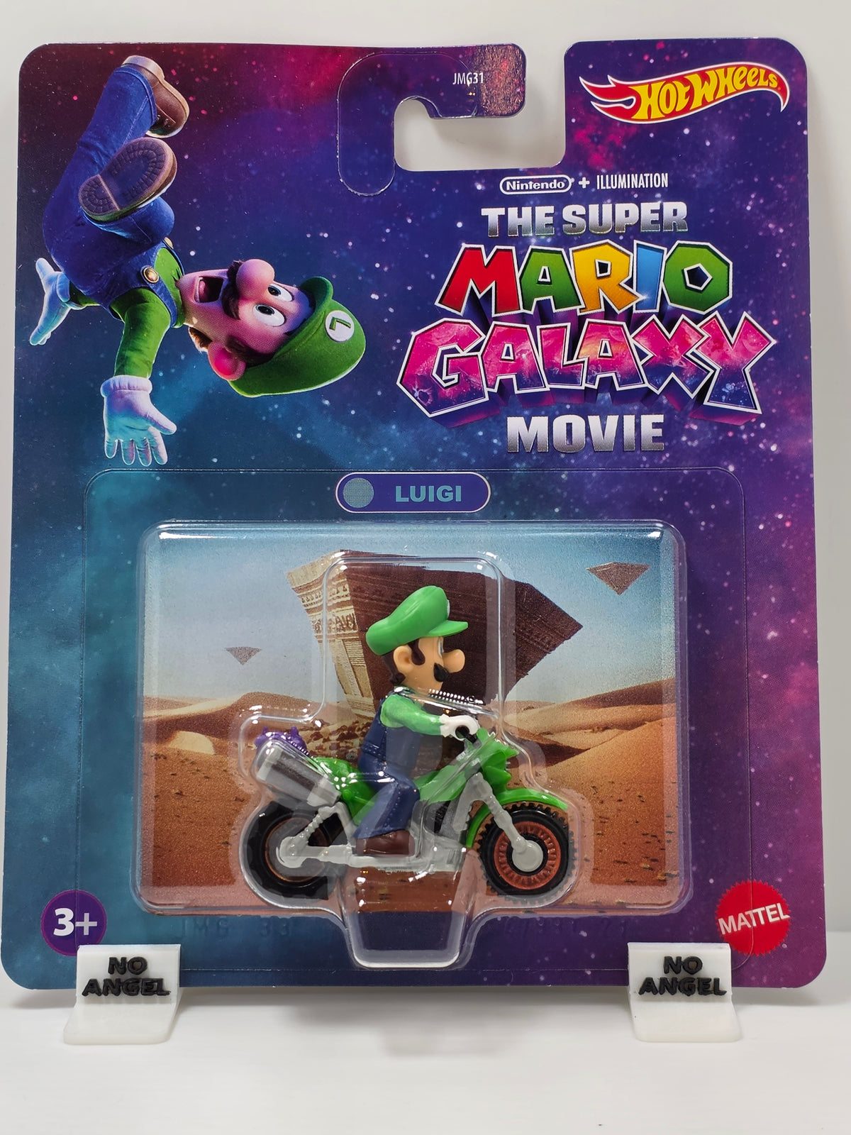 HOT WHEELS LUIGI THE SUPER MARIO GALAXY MOVIE MOTOCROSS NEW 2026 -JMG33