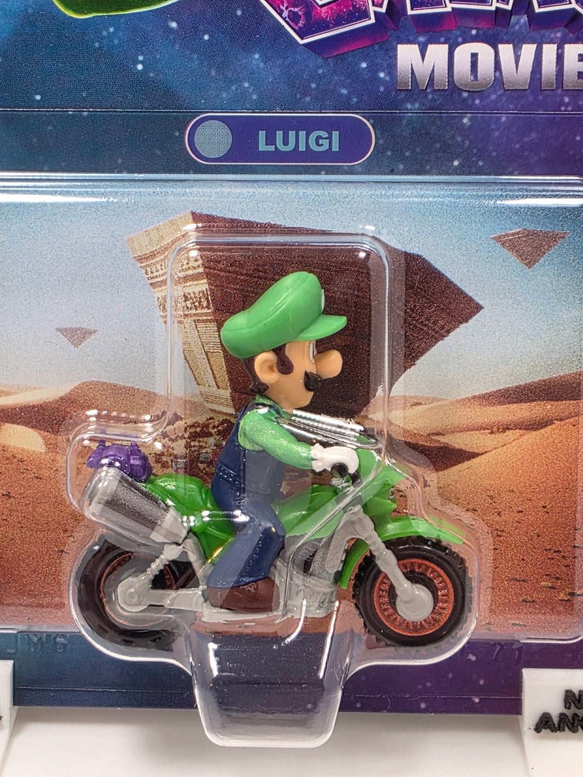 HOT WHEELS LUIGI THE SUPER MARIO GALAXY MOVIE MOTOCROSS NEW 2026 -JMG33