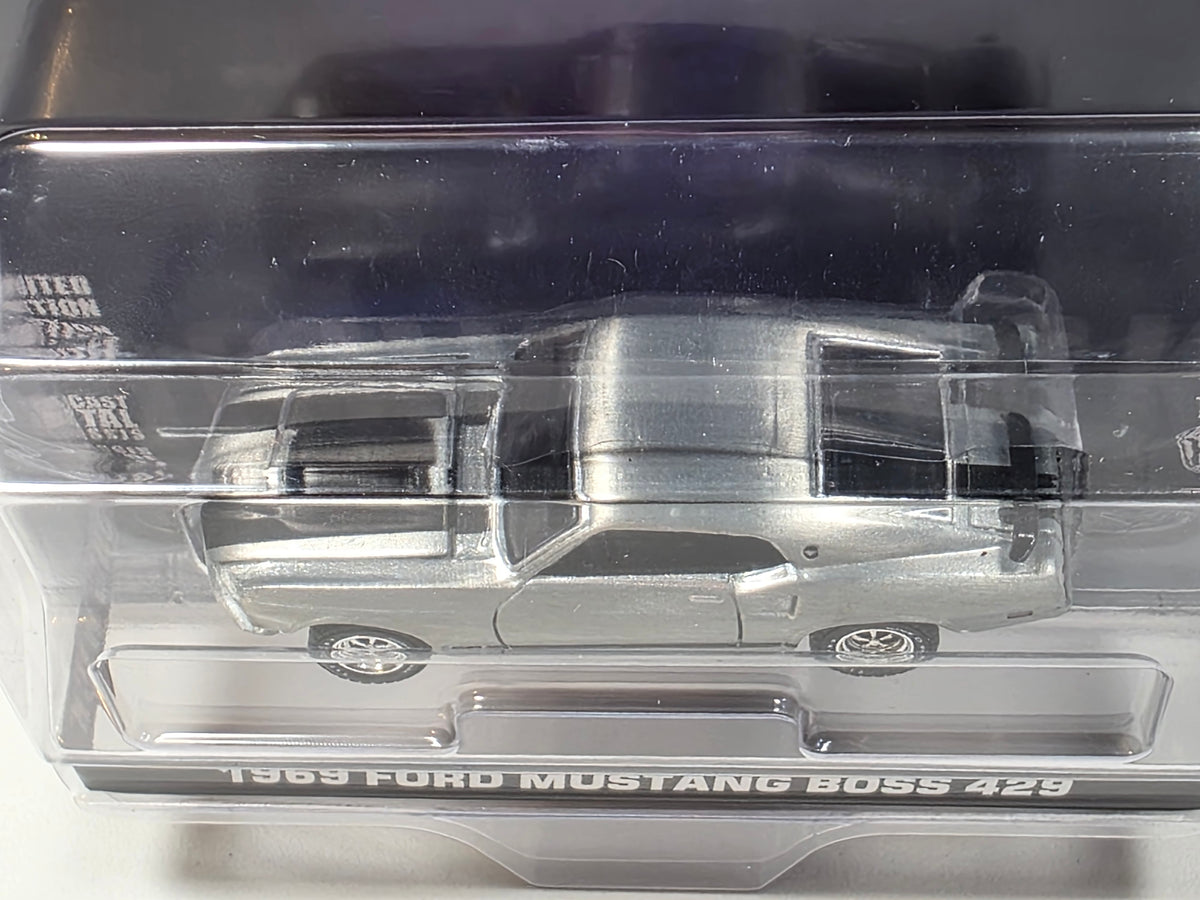 GREENLIGHT LIMITED EDITION - JOHN WICK -1969 FORD MUSTANG BOSS 429 - RAW CHASE AND CHROME VERSIONS