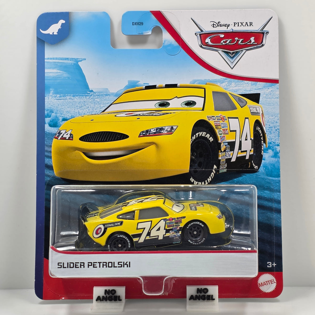 DISNEY PIXAR CARS - SLIDER PETROLSKI SIDEWALL SHINE #74 - DINOCO 400 - 2019 NEW