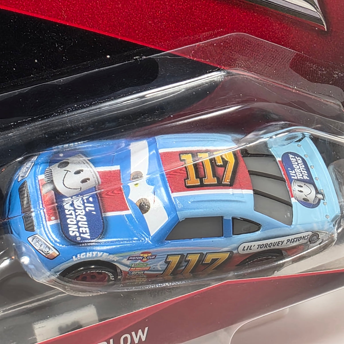 DISNEY PIXAR CARS -RALPH CARLOW #117 - LIL' TORQUEY PISTON - NEW