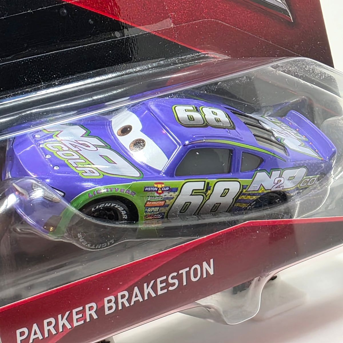 DISNEY PIXAR CARS 3 - PARKER BRAKESTON N2O COLA #68- PISTON CUP RACER 2017 NEW