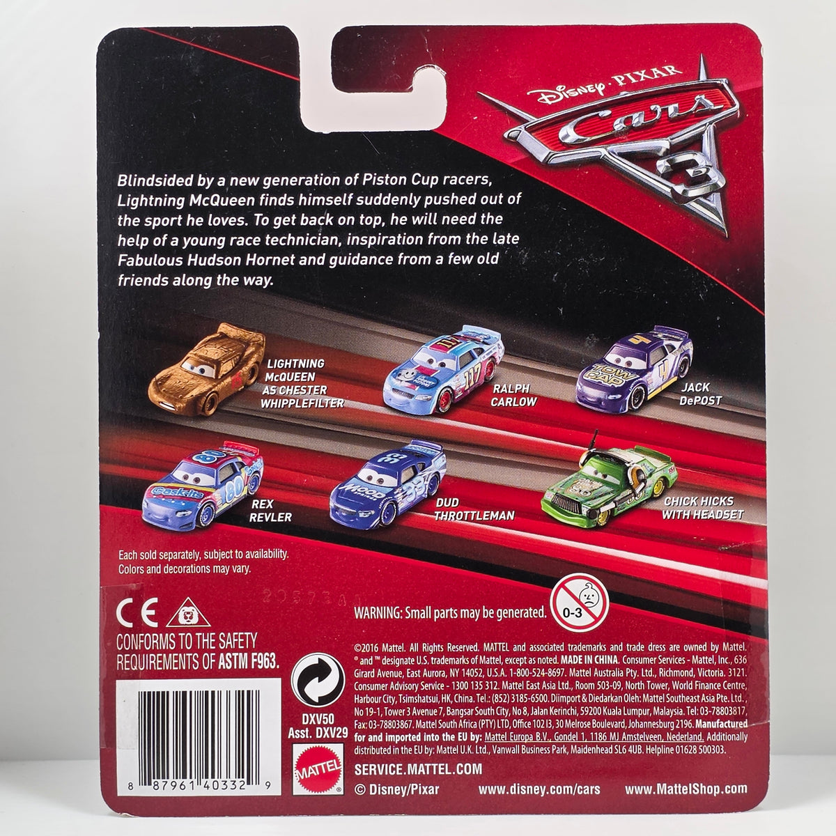 DISNEY PIXAR CARS 3 - PARKER BRAKESTON N2O COLA #68- PISTON CUP RACER 2017 NEW
