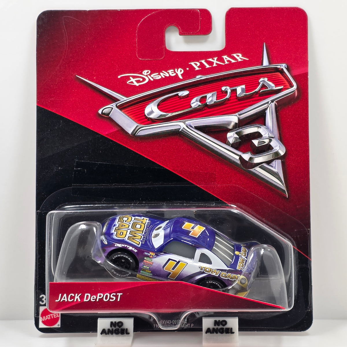 DISNEY PIXAR CARS 3 - JACK DePOST TOW CAP #4- PISTON CUP RACER 2017 NEW