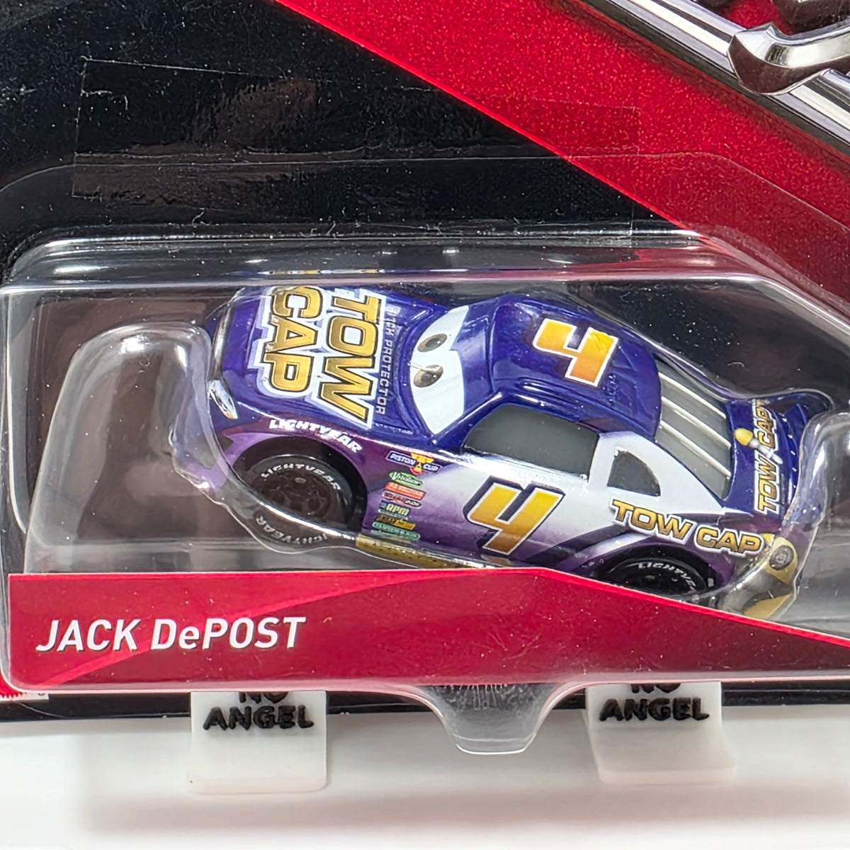 DISNEY PIXAR CARS 3 - JACK DePOST TOW CAP #4- PISTON CUP RACER 2017 NEW