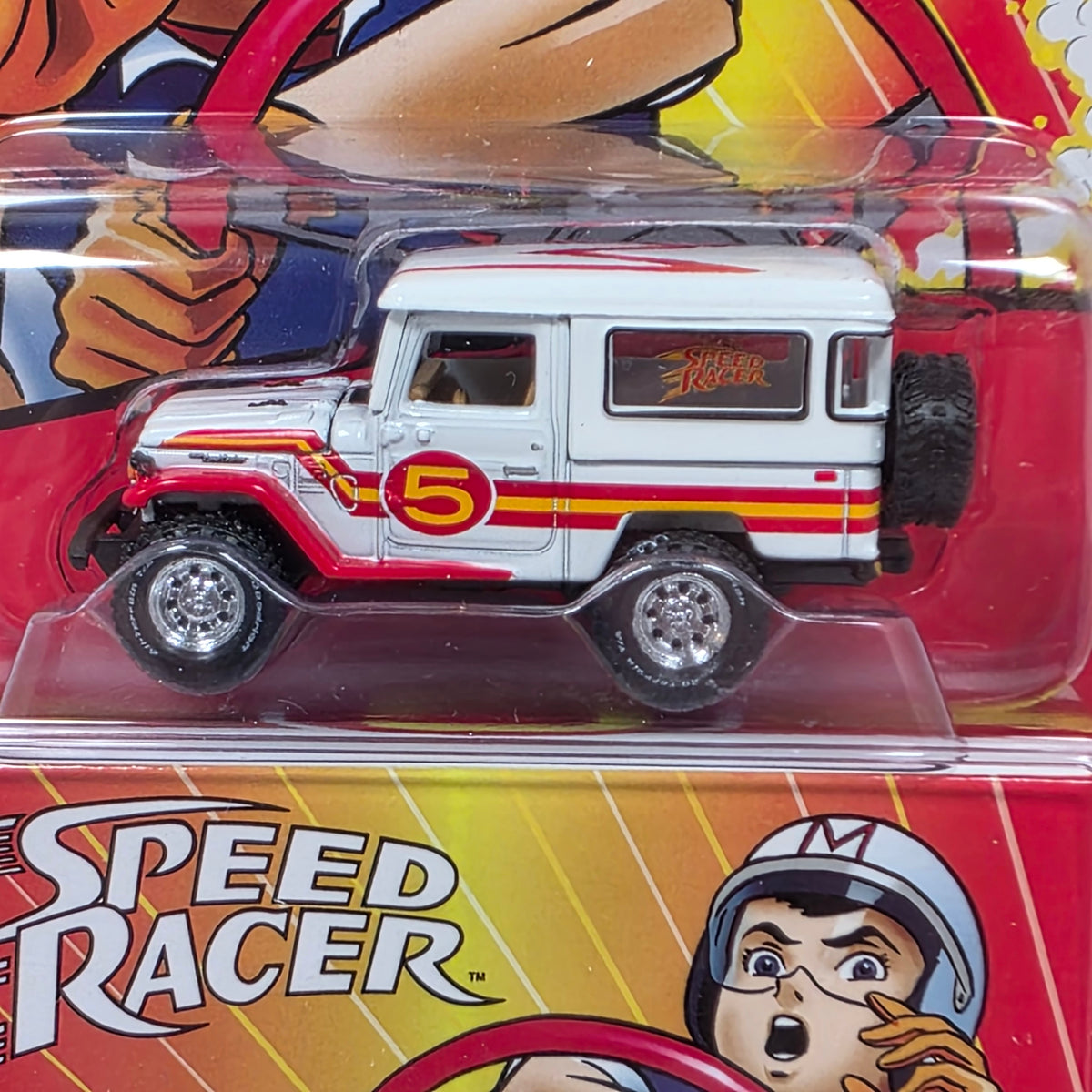 Johnny Lightning - SPEED RACER - Mijo - MACH 5 Toyota  Land Cruiser 1980- JLPC7464 1/64 SCALE