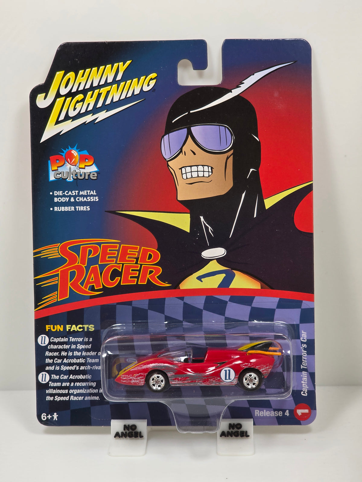 Johnny Lightning - SPEED RACER - RACE WORN CAPTAIN TERROR CAR  #11 - JLPC009 1/64 SCALE