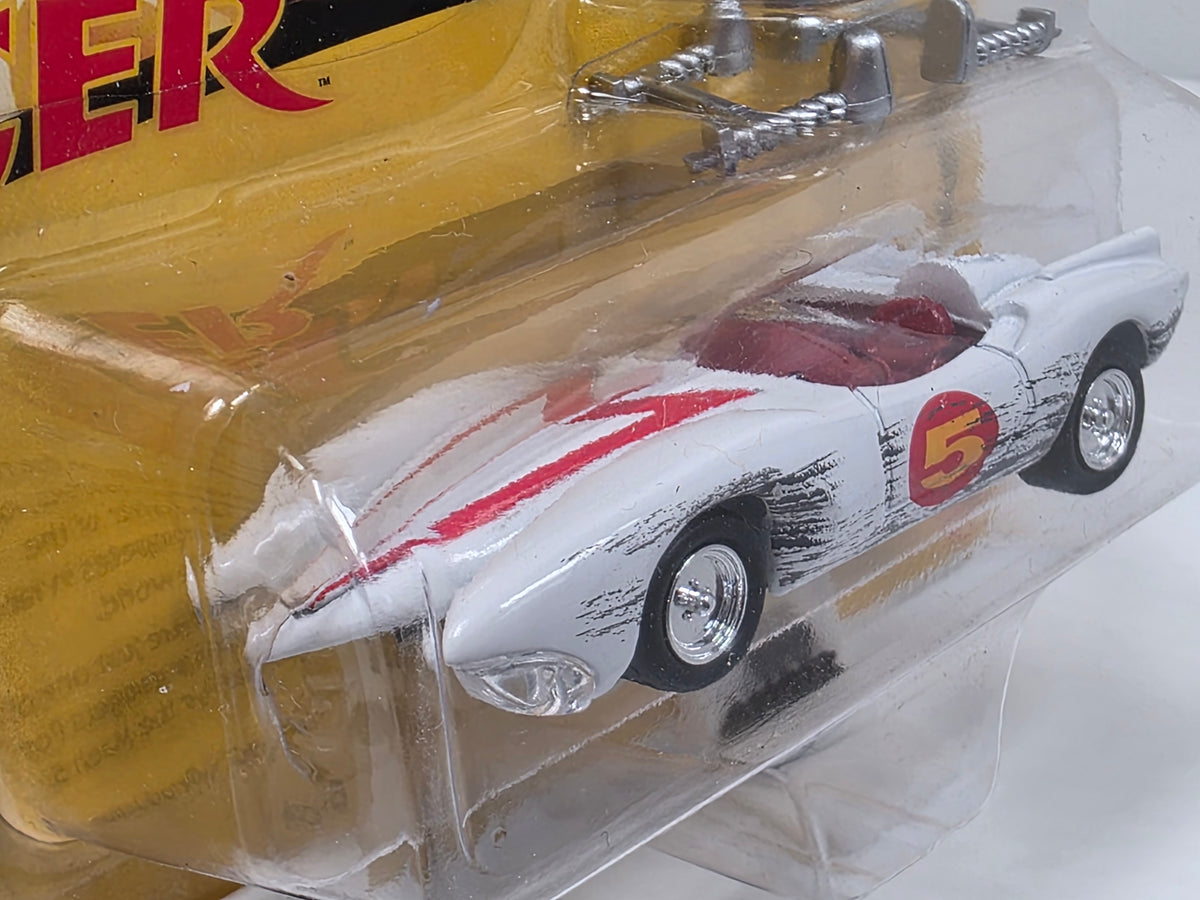 Johnny Lightning - SPEED RACER - RACE WORN MACH 5 & Go Mifune FIGURE - JLPC004 1/64 SCALE