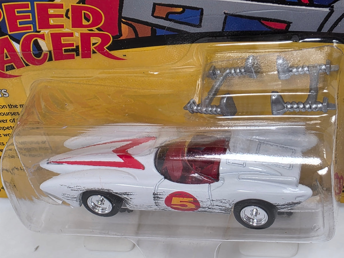 Johnny Lightning - SPEED RACER - RACE WORN MACH 5 & Go Mifune FIGURE - JLPC004 1/64 SCALE