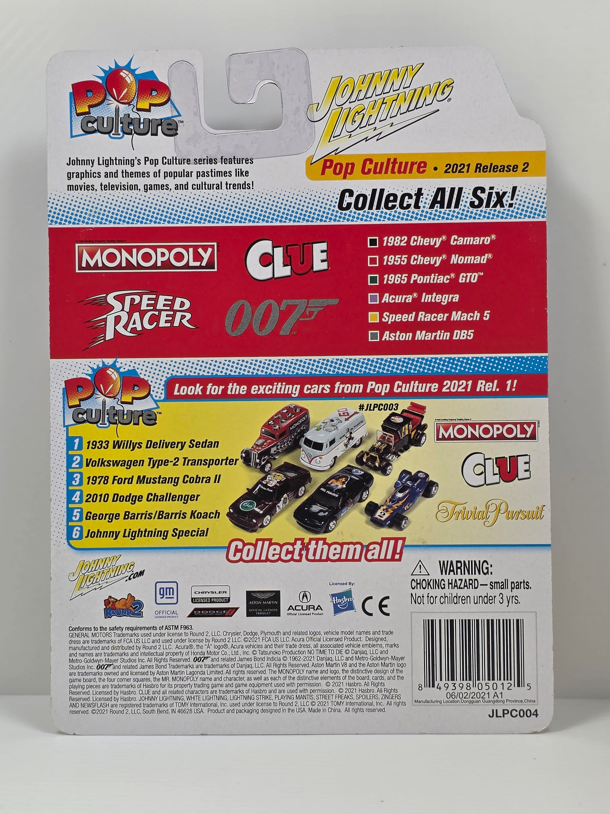 Johnny Lightning - SPEED RACER - RACE WORN MACH 5 & Go Mifune FIGURE - JLPC004 1/64 SCALE