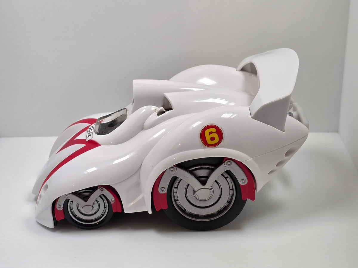 HOT WHEELS SPEED RACER - WHEELIE MACH 6 & RACER X - PULL CORD RACERS PRE OWNED