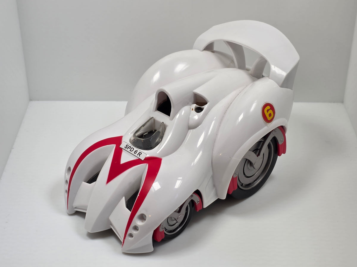 HOT WHEELS SPEED RACER - WHEELIE MACH 6 & RACER X - PULL CORD RACERS PRE OWNED