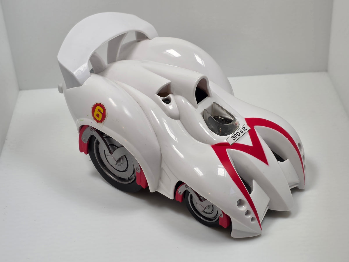 HOT WHEELS SPEED RACER - WHEELIE MACH 6 & RACER X - PULL CORD RACERS PRE OWNED