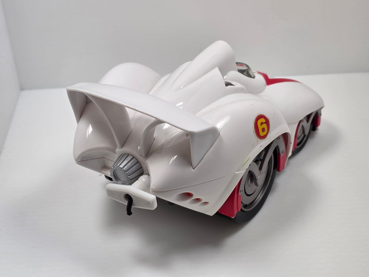 HOT WHEELS SPEED RACER - WHEELIE MACH 6 & RACER X - PULL CORD RACERS PRE OWNED