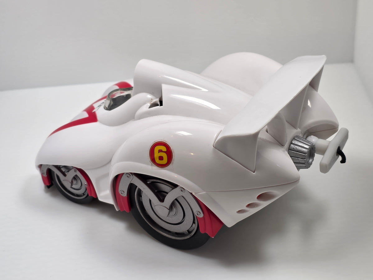 HOT WHEELS SPEED RACER - WHEELIE MACH 6 & RACER X - PULL CORD RACERS PRE OWNED