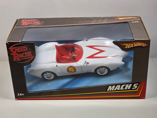 HOT WHEELS - SPEED RACER - MACH 5 - M5978 2008 - 1/24 SCALE - PREOWNED