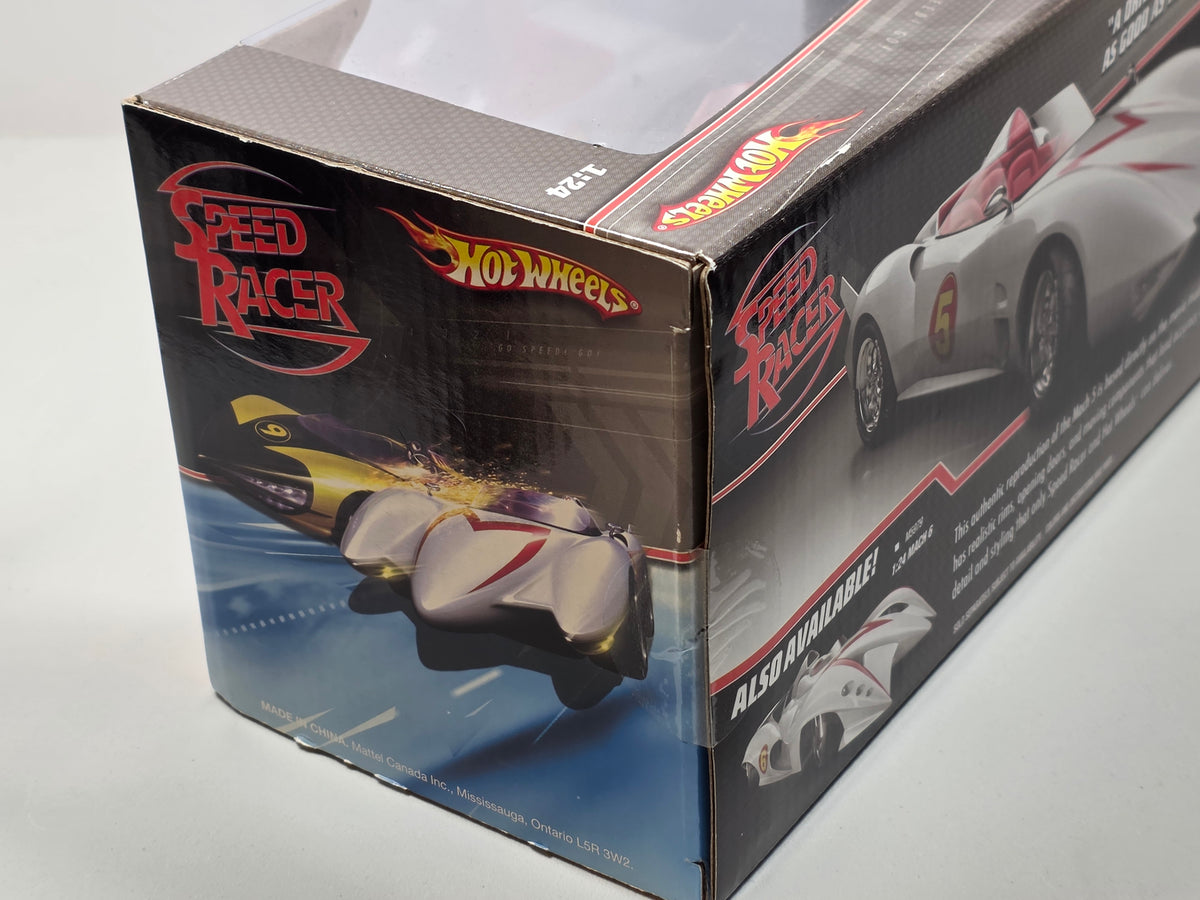 HOT WHEELS - SPEED RACER - MACH 5 - M5978 2008 - 1/24 SCALE - PREOWNED