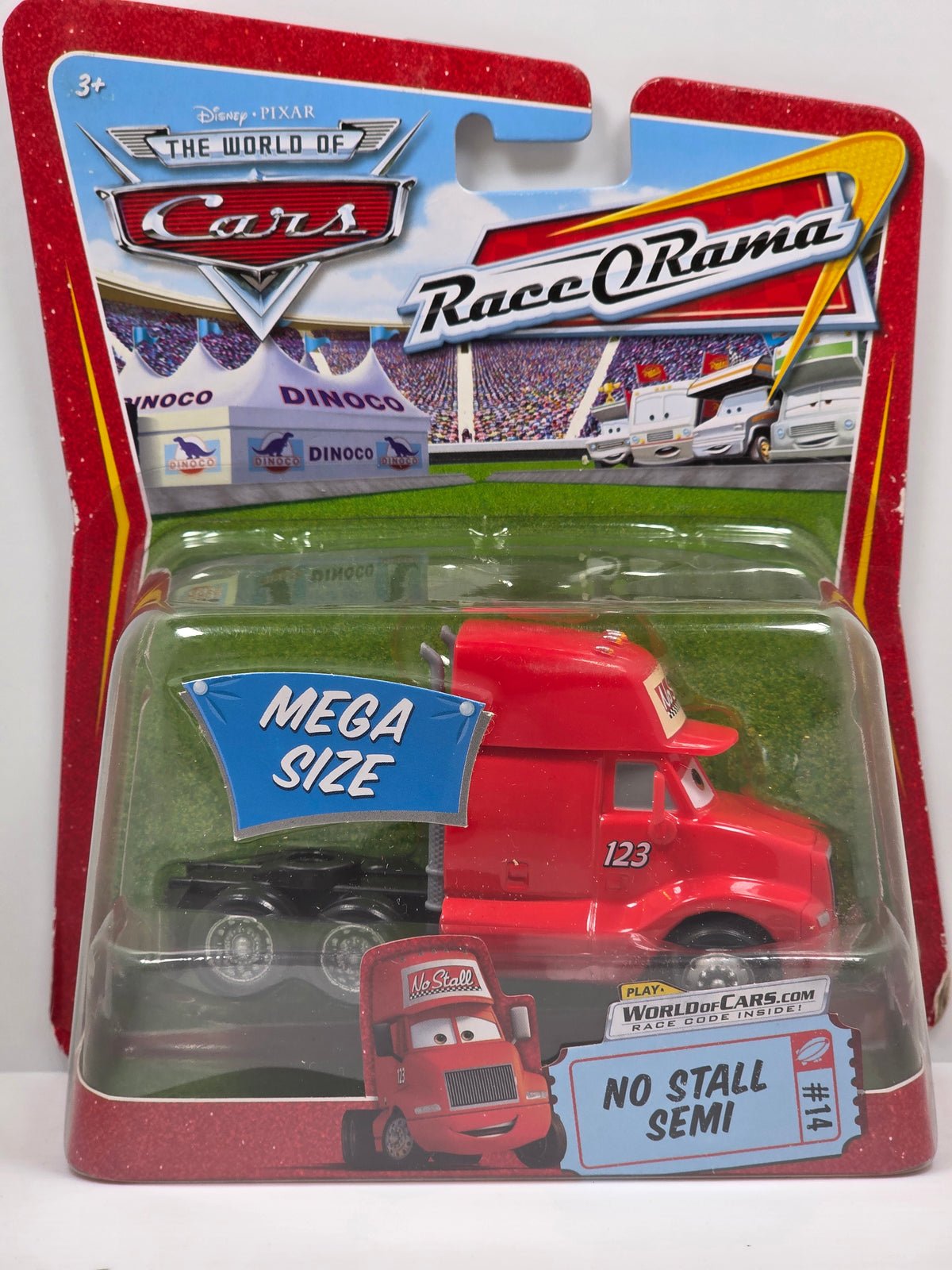 DISNEY PIXAR CARS - THE WORLD OF CARS - NO STALL CAB - RED - 2009 - NEW