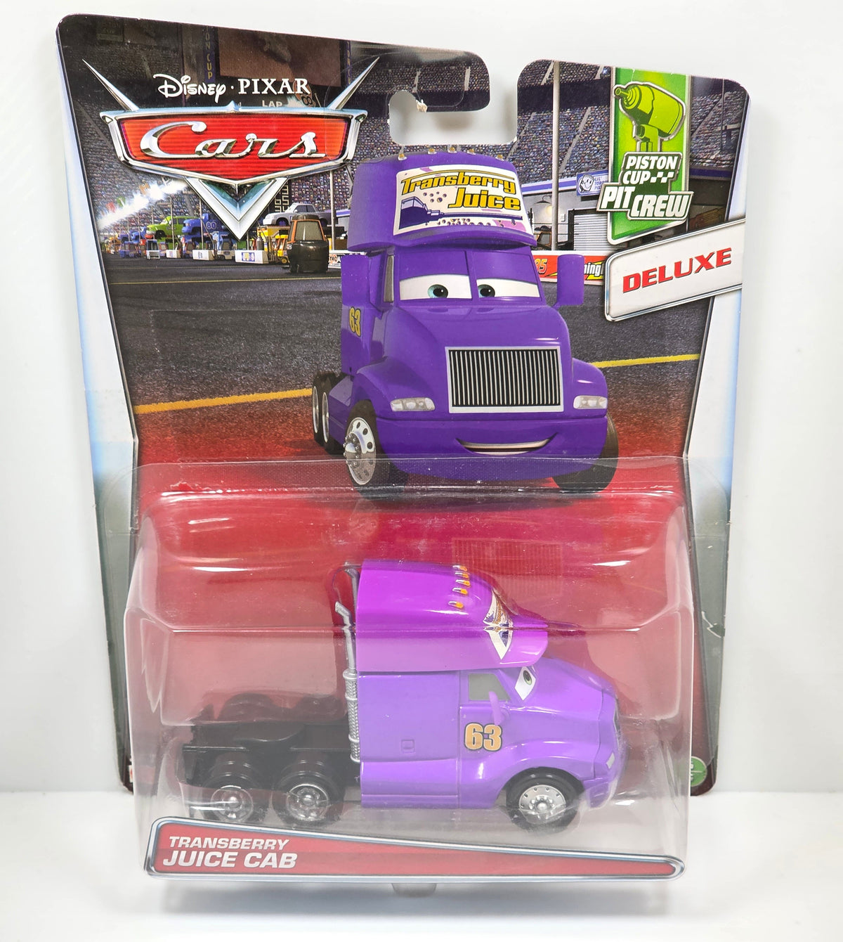 DISNEY PIXAR CARS - PISTON CUP PIT CREW - TRANSBERRY JUICE CAB - 2016 - NEW