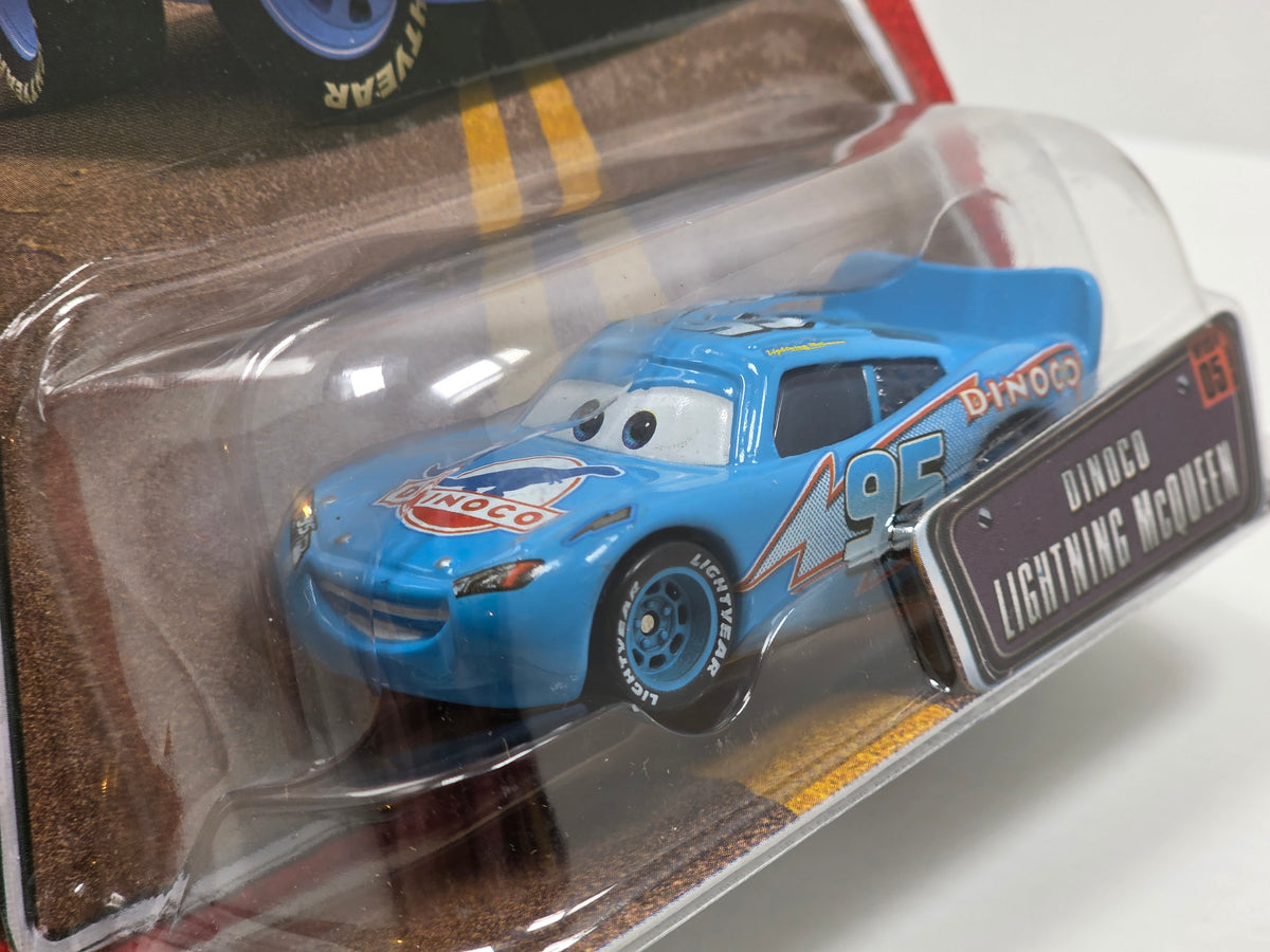 DISNEY PIXAR CARS - THE WORLD OF CARS - DINOCO LIGHTNING MCQUEEN - 2008 - NEW