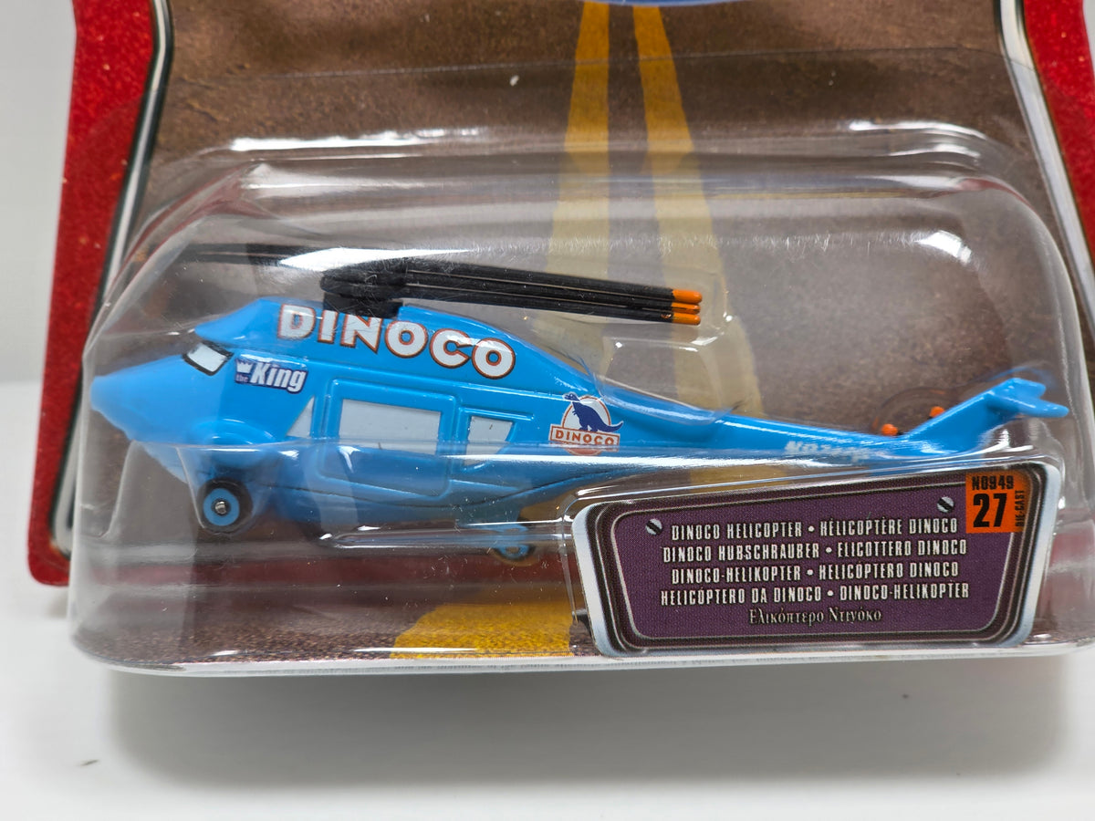 DISNEY PIXAR CARS - THE WORLD OF CARS - DINOCO HELICOPTER  - 2008 - NEW