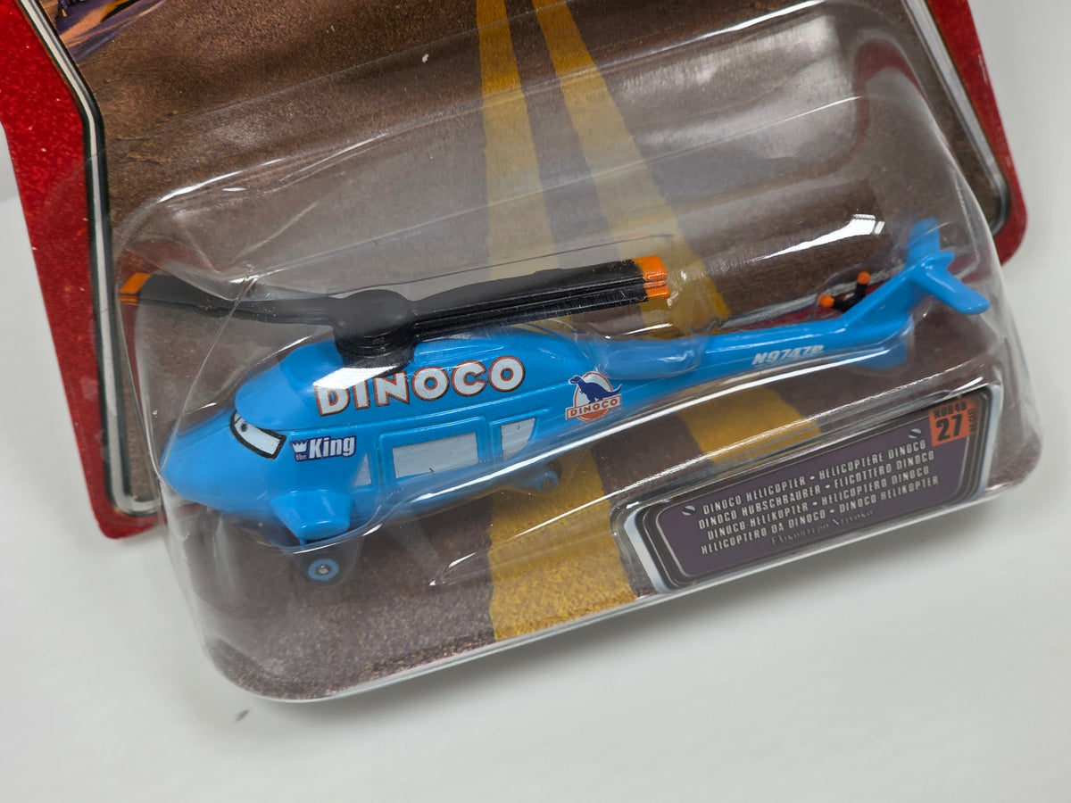 DISNEY PIXAR CARS - THE WORLD OF CARS - DINOCO HELICOPTER  - 2008 - NEW