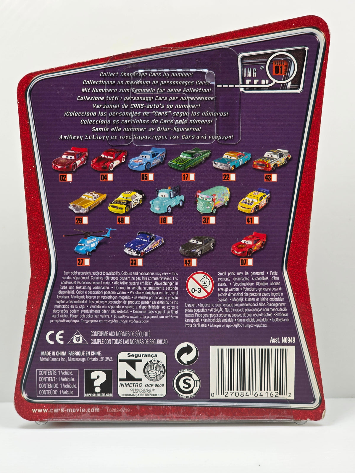 DISNEY PIXAR CARS - THE WORLD OF CARS - DINOCO HELICOPTER  - 2008 - NEW