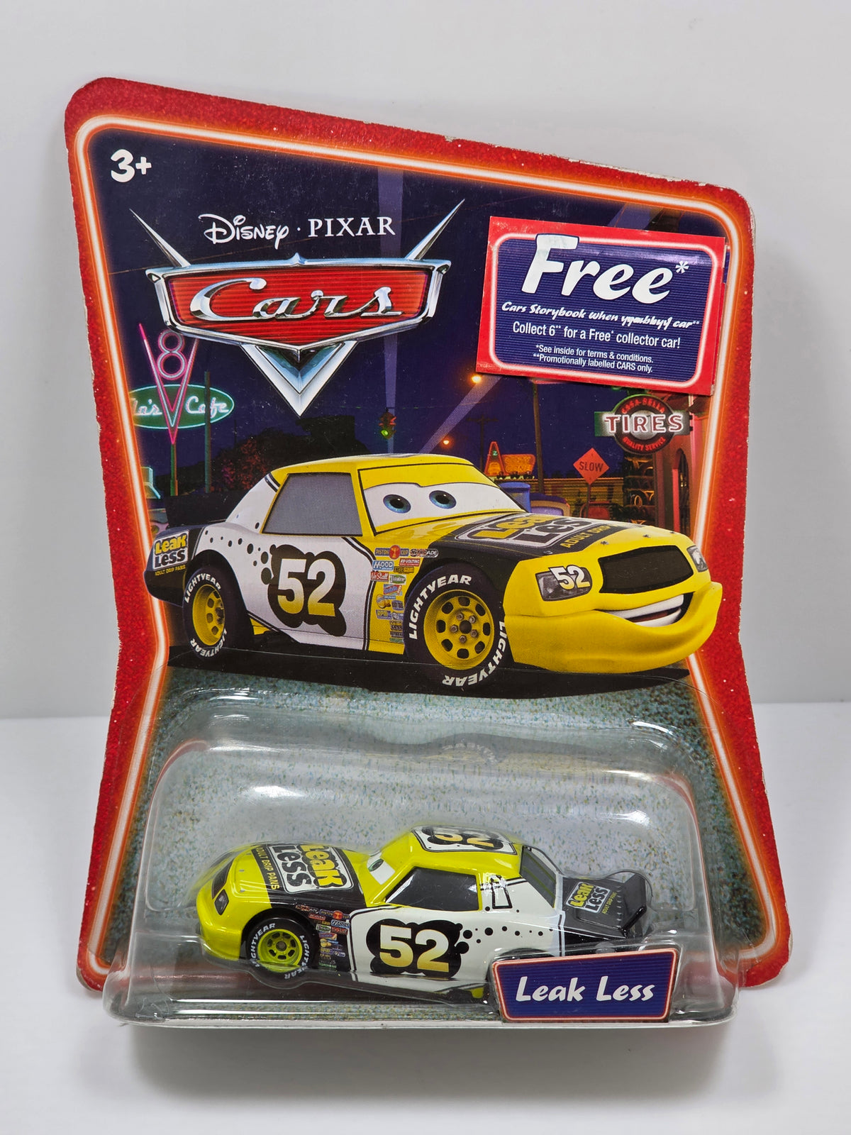 DISNEY PIXAR CARS - LEAK LESS #52 CLAUDE SCRUGGS - 2008 - NEW