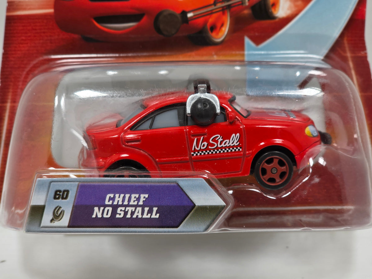 DISNEY PIXAR CARS - ROMAN DUNES NO STALL PIT CREW CHIEF - MOVING EYES - 2010 - NEW
