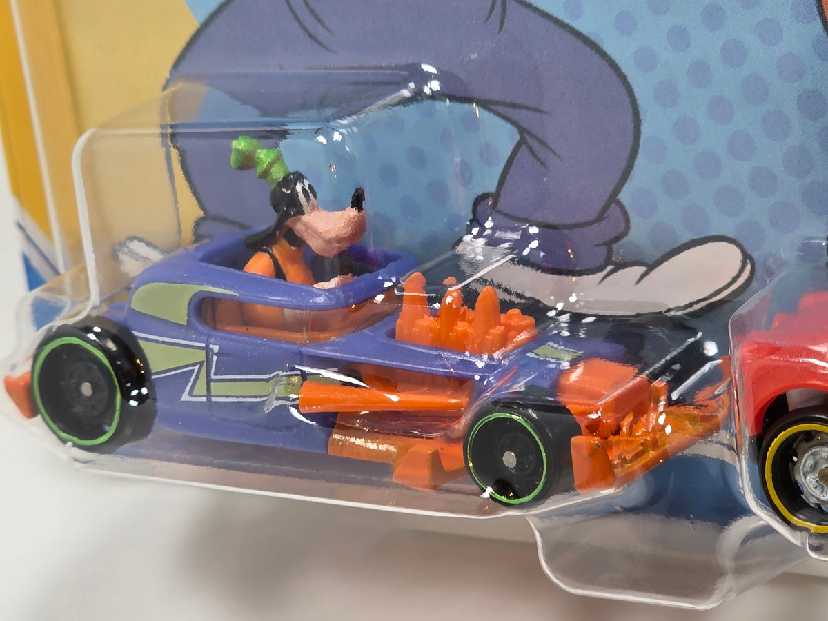 HOT WHEELS SUPERSTAR SPEEDERS -DISNEY GOOFY & MICKEY MOUSE - NEW