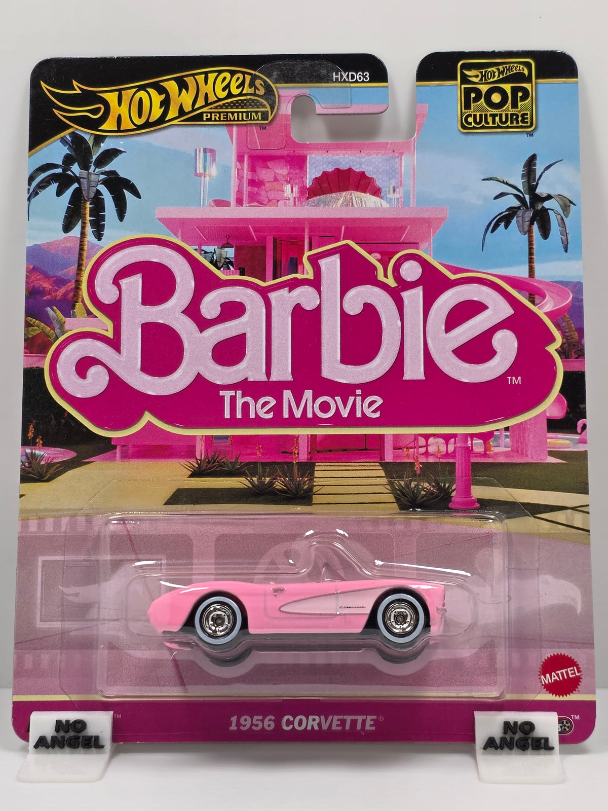 HOT WHEELS PREMIUM POP CULTURE - BARBIE THE MOVIE - 1956 CORVETTE - NEW
