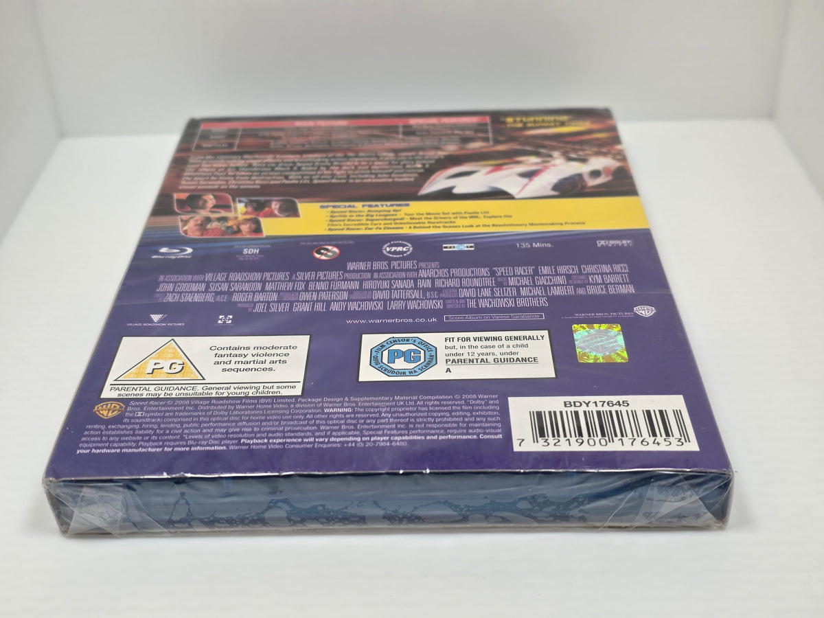 SPEED RACER - MOVIE - 2008 - BLU RAY DISC - NEW SEALED