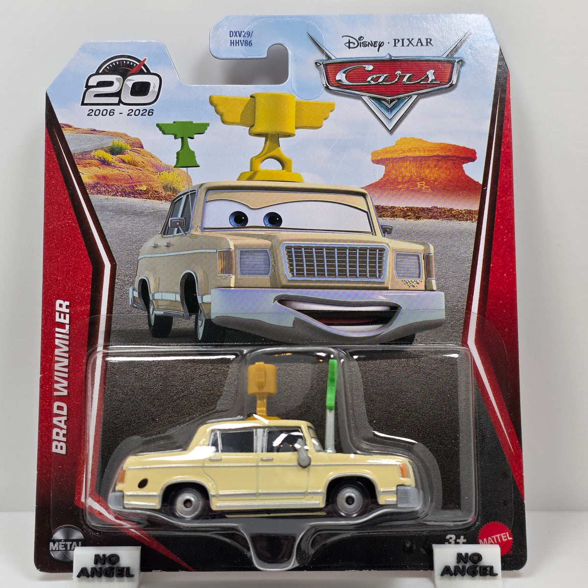 DISNEY PIXAR CARS - BRAD WINMILER - PISTON CUP RACE FAN - 20th ANNIVERSARY - NEW