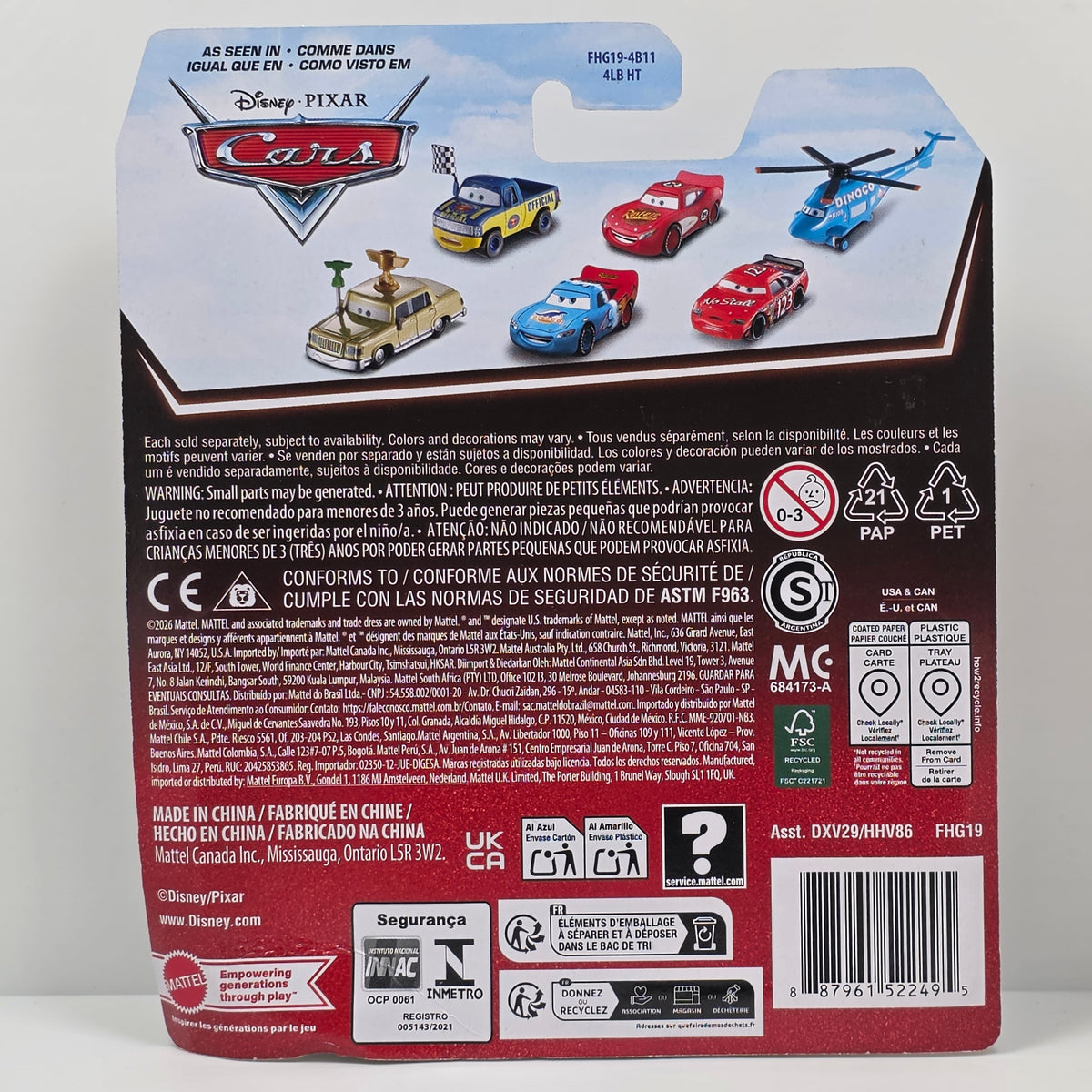 DISNEY PIXAR CARS - FLO - V8 CAFE - 20th ANNIVERSARY PACK - NEW
