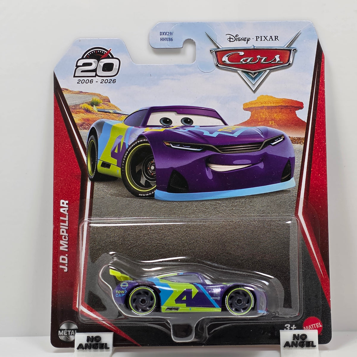 DISNEY PIXAR CARS - J D MCPILLAR #4 - TOW CAP - NEXT GEN RACER - NEW