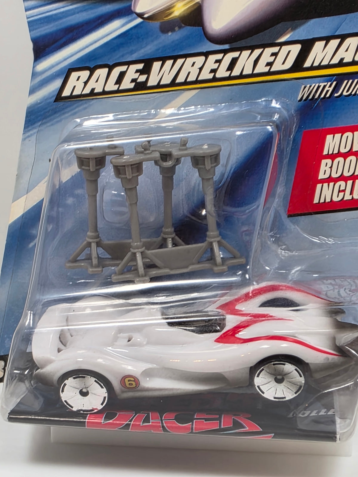 HOT WHEELS - SPEED RACER - RACE WRECKED MACH 6 with JUMP JACKS- M5929 2008 - NEW