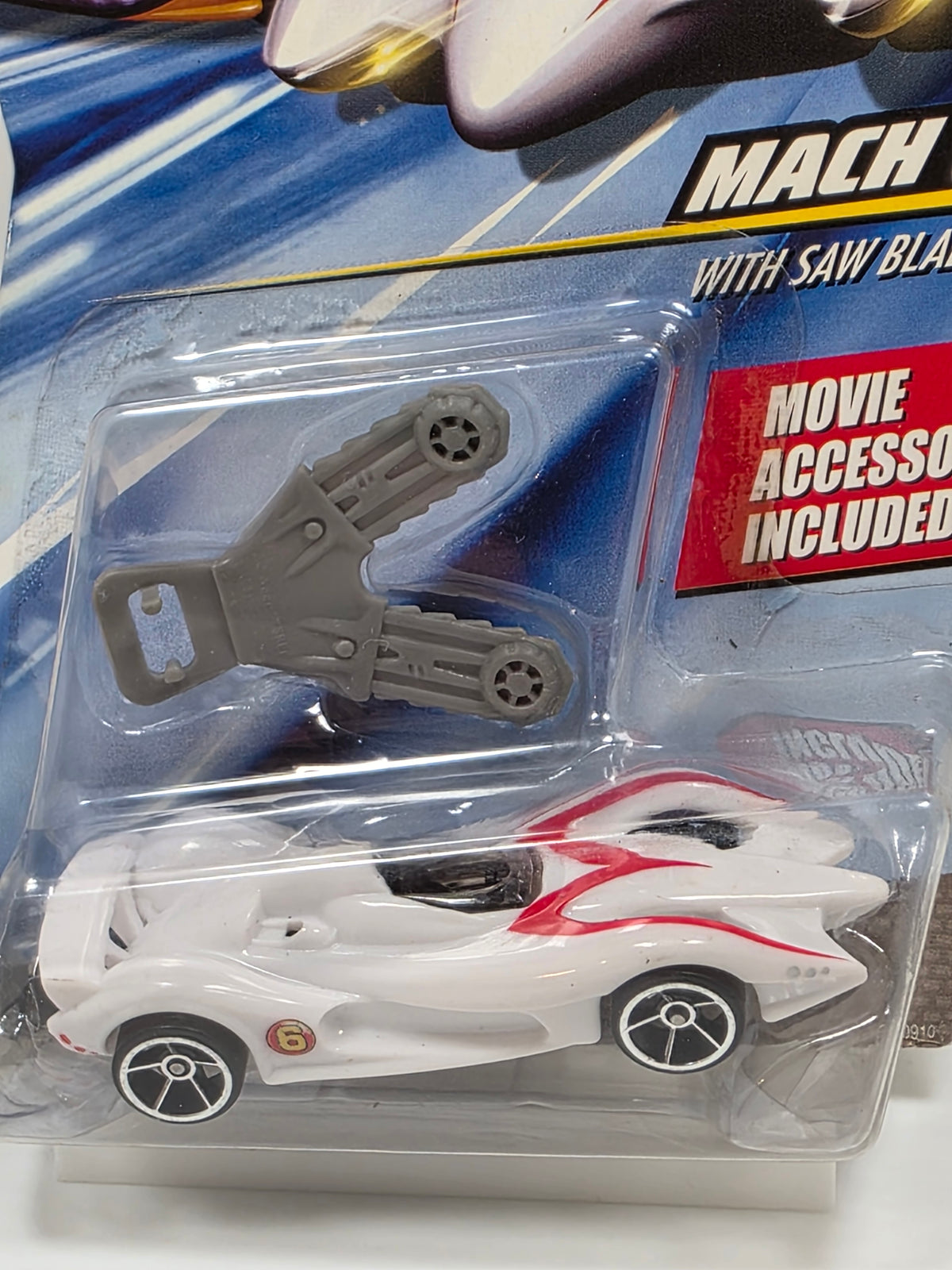 HOT WHEELS - SPEED RACER - MACH 6 with SAW BLADES- M5922 2008 - NEW