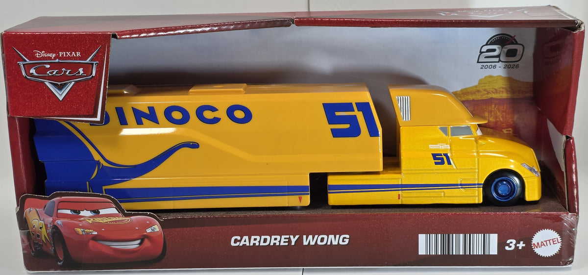 DISNEY PIXAR CARS - CARDREY WONG - CRUZ RAMIREZ HAULER - 20th ANNIV 2026 - NEW