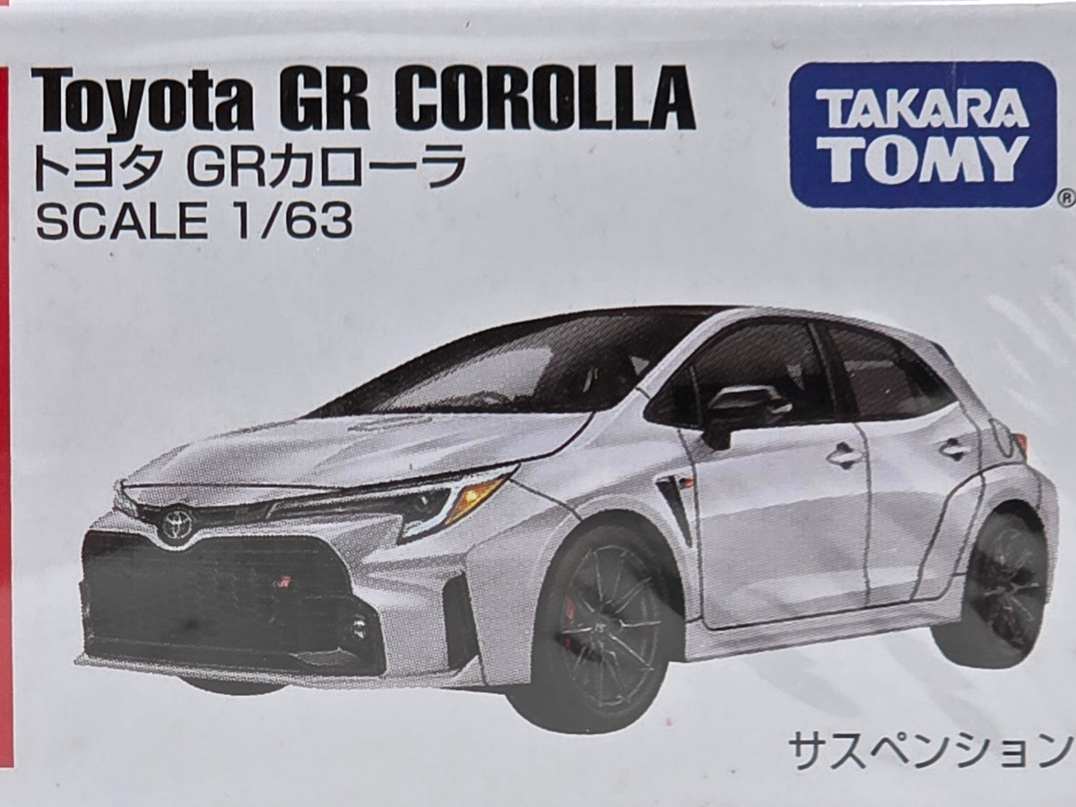 TOMICA - TOYOTA GR COROLLA  - 52 - 1/63 SCALE - NEW
