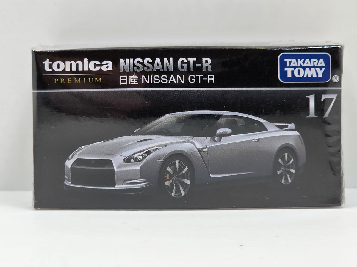 TOMICA PREMIUM - NISSAN GT-R - 17 - GREY - 1/62 SCALE - NEW
