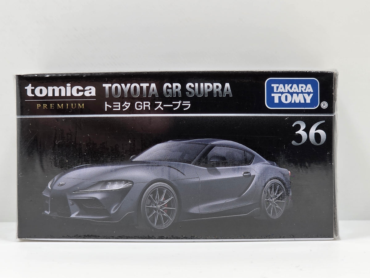 TOMICA PREMIUM - TOYOTA GR SUPRA - 36 - GREY - 1/60 SCALE - NEW