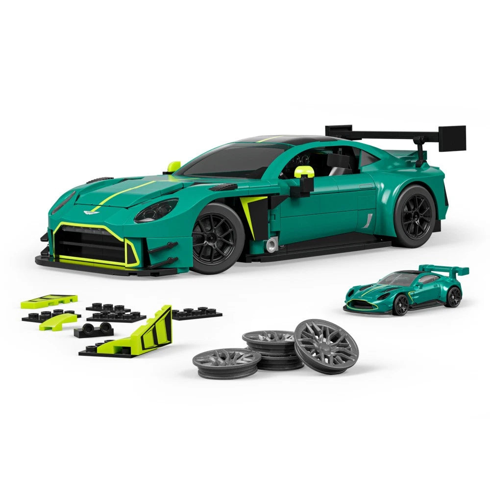 MATTEL BRICK SHOP HOT WHEELS - ASTON MARTIN VANTAGE GT3 - 1/16 SCALE  - NEW