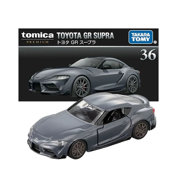 TOMICA PREMIUM - TOYOTA GR SUPRA - 36 - GREY - 1/60 SCALE - NEW