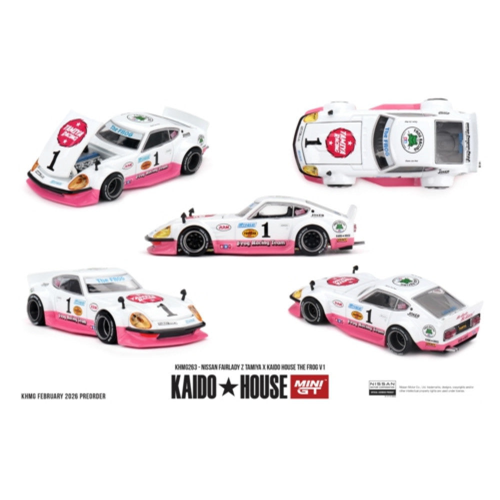KAIDO HOUSE X MINI GT - NISSAN FAIRLADY Z TAMIYA THE FROG KHMG263 - NEW SEALED