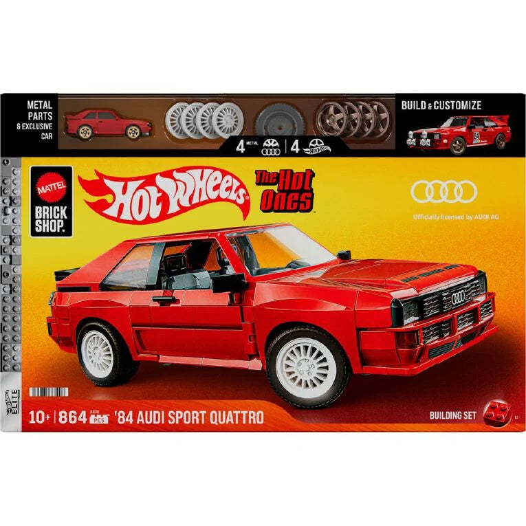 MATTEL BRICK SHOP HOT WHEELS  ELITE - '84 AUDI SPORT QUATTRO - NEW