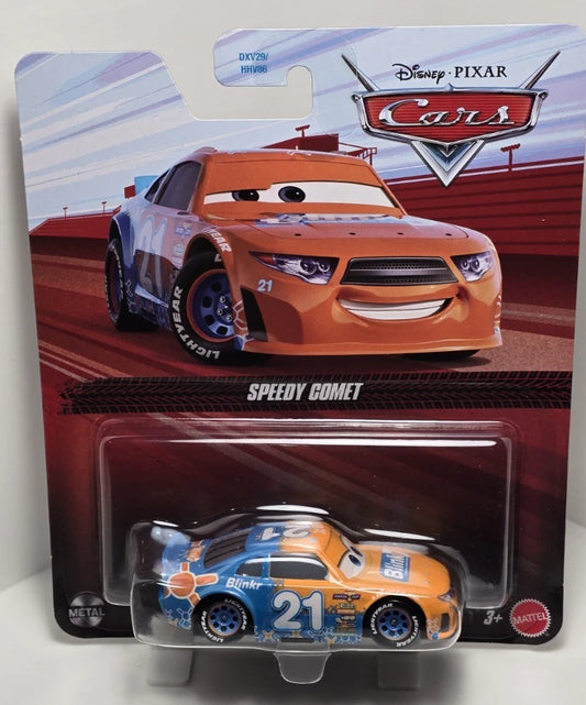 DISNEY PIXAR CARS 3 - SPEEDY COMET - BLINKR - PISTON CUP RACER