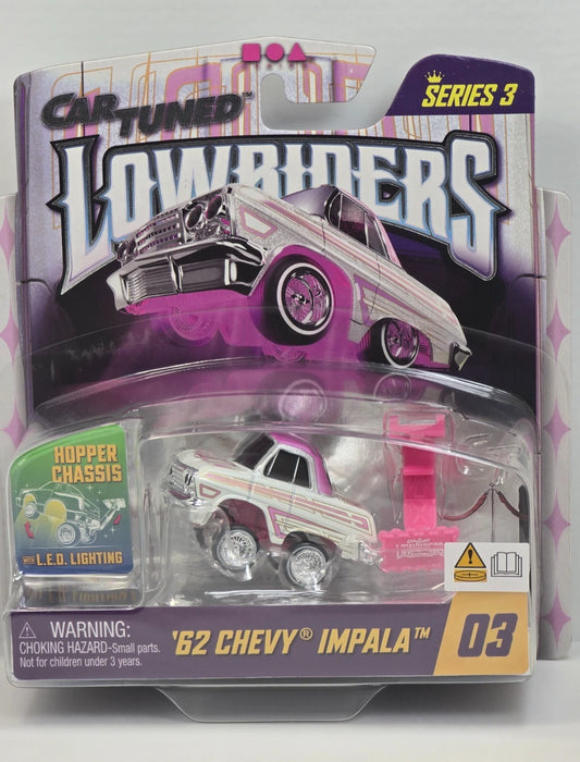 CAR TUNED LOWRIDERS SERIES 3 - '62 CHEVY IMPALA - #03 SHOW & GLOW