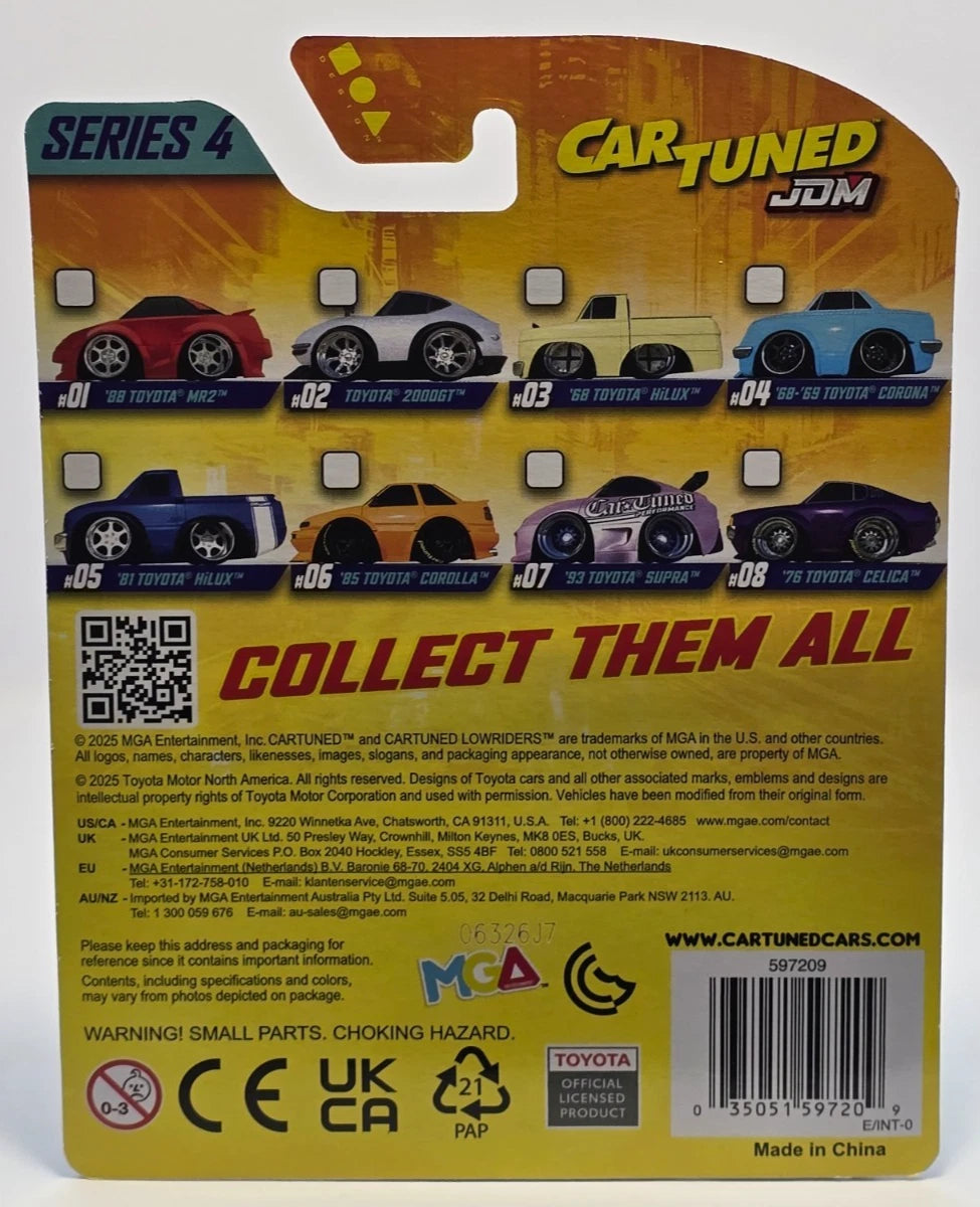 CAR TUNED - MGA - JDM SERIES 4 '68 TOYOTA HILUX - YELLOW # 03