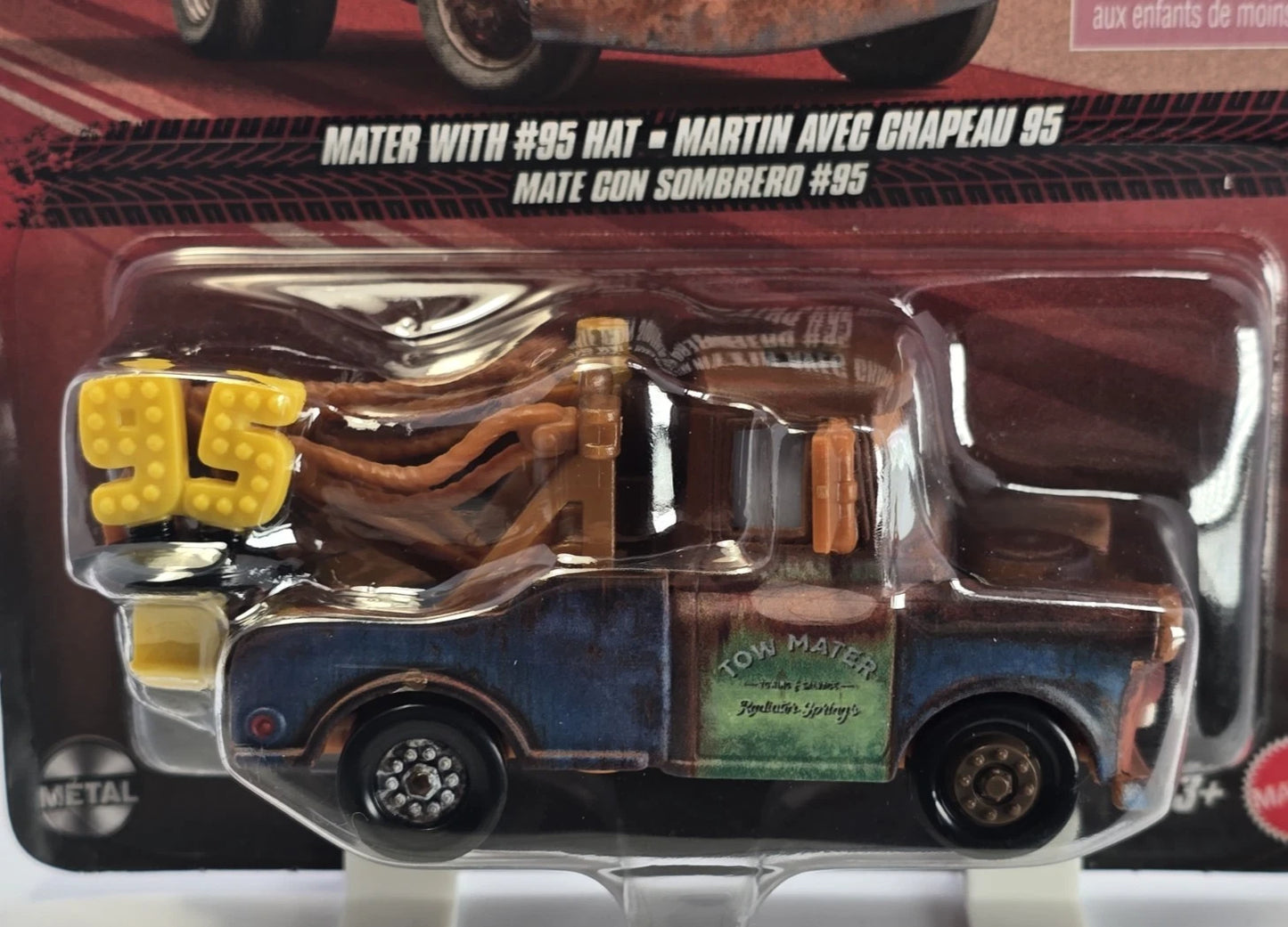 DISNEY PIXAR CARS - MATER WITH #95 HAT