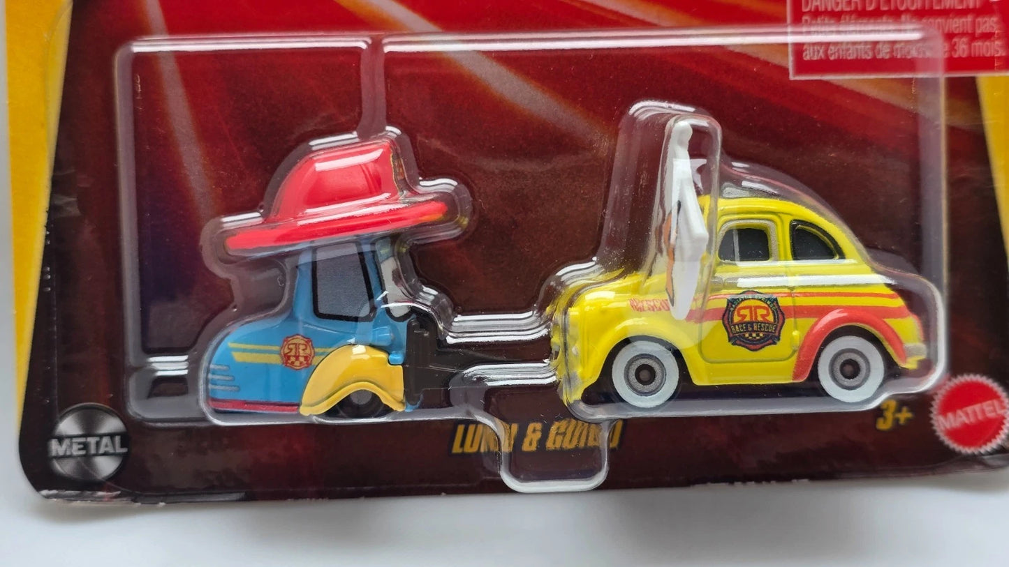 DISNEY PIXAR CARS - RACE AND RESCUE - LUIGI AND GUIDO
